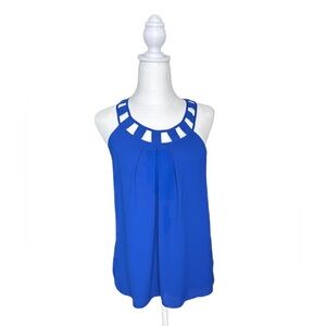 Express Royal Blue Halter Top